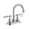 SLY High Arc Badezimmer Waschbecken Centerset Wasserhahn Deck montierter Wasserhahn Badezimmer Wasserhahn 