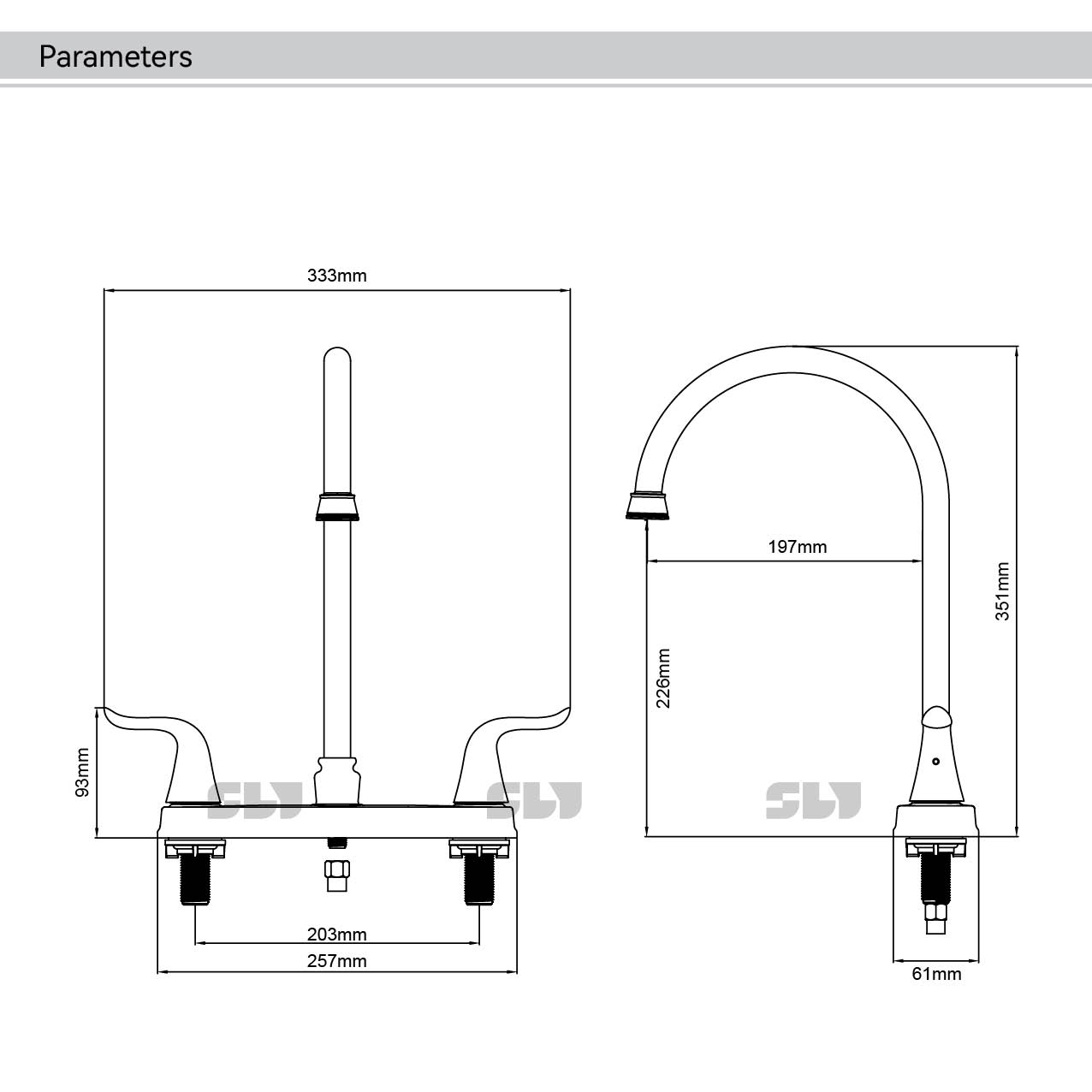 K&uuml;chensp&uuml;le Wasserhahn