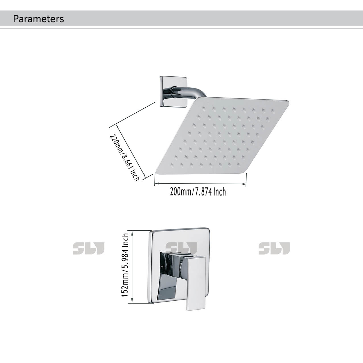 Unterputz-Wannenmischer f&uuml;r die Wandmontage