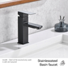 Sly Matte Black Rabatt Badezimmer Ein Hebel Wasserhahn Zapfhähne