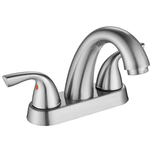 Sly gebürstete Nickel -Unterbecken -Waschbeckenmixer Tap Badezimmer Becken Messing Wasserhahn klassisches Design