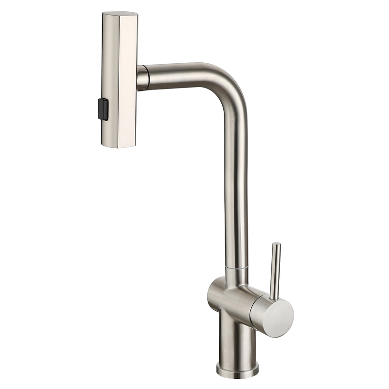 Sly gebürstete Nickelwasserhahn Moderne Küchenhähnen ziehen Sprühküchenmischer Waschbecken Wasserhähne heraus.