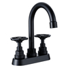 Sly Matte Black Edelstahlbecken Arbeitsplatten Wasserhähne Wandmontage Badezimmerarmatur