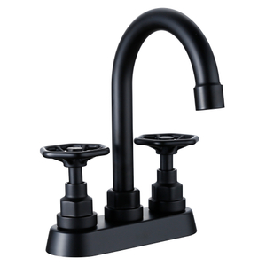 Sly Matte Black Edelstahlbecken Arbeitsplatten Wasserhähne Wandmontage Badezimmerarmatur