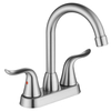 Samliyu Messing gebürstet Nickel Wassersteuerungsbecken Badezimmer Wasserhahn