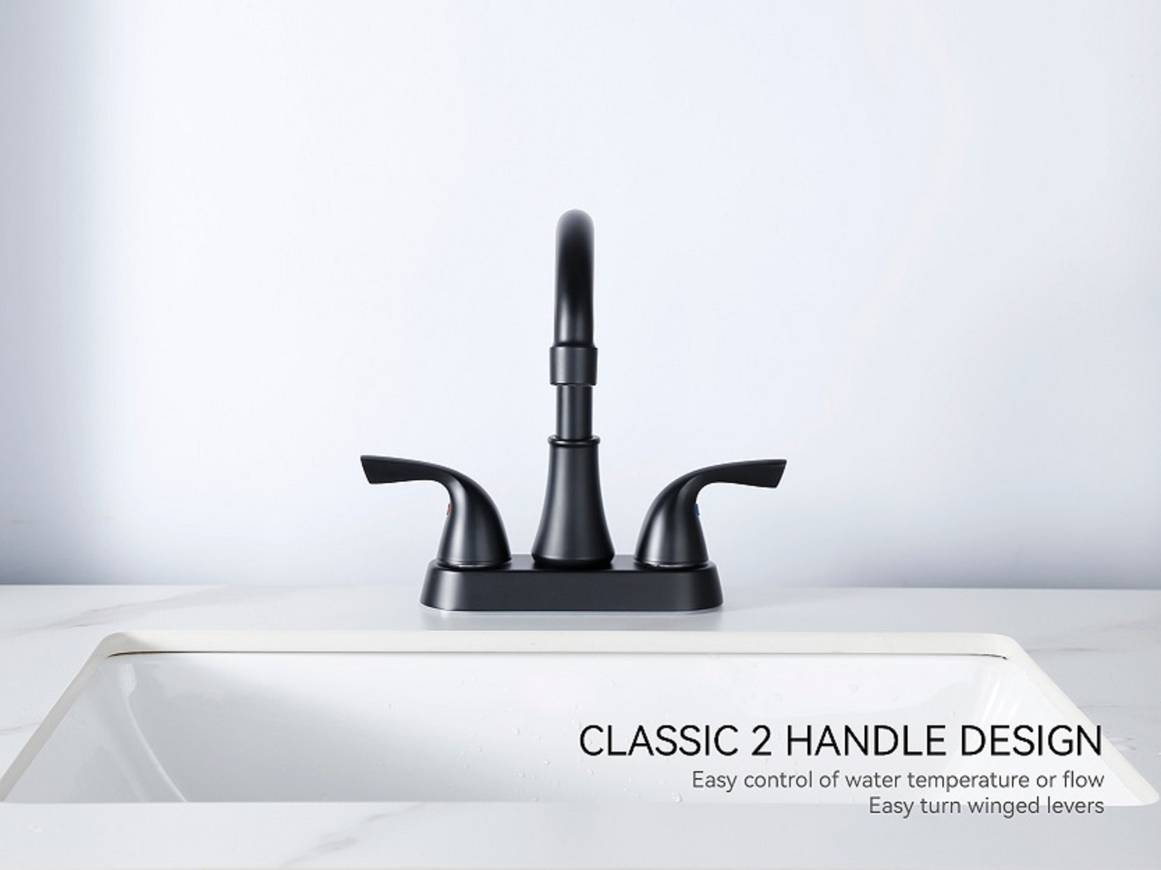 4-Zoll-Centerset-Wasserhahn