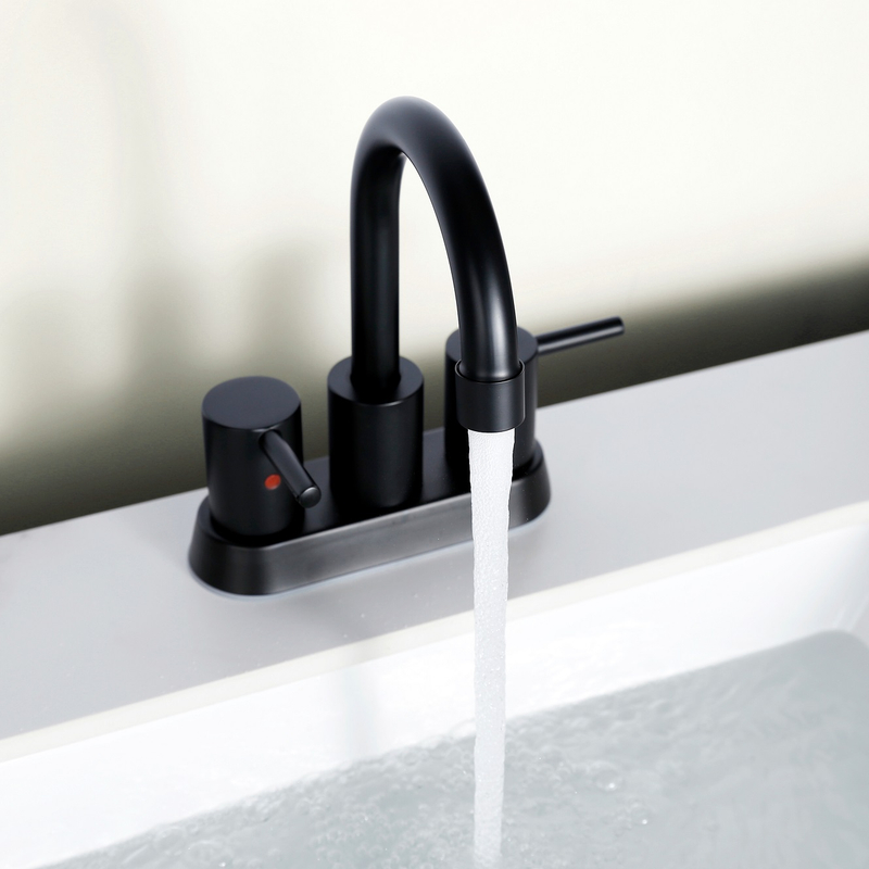Sly gebürstete Nickel -Badezimmer -Badmixer Tippen Sie auf Eingriffsbeckenhähne