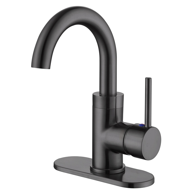 Sly gebürstete Nickellieferant Eingang Grace Grey Gray Pull Down Water Bad Becken Wasserhahn
