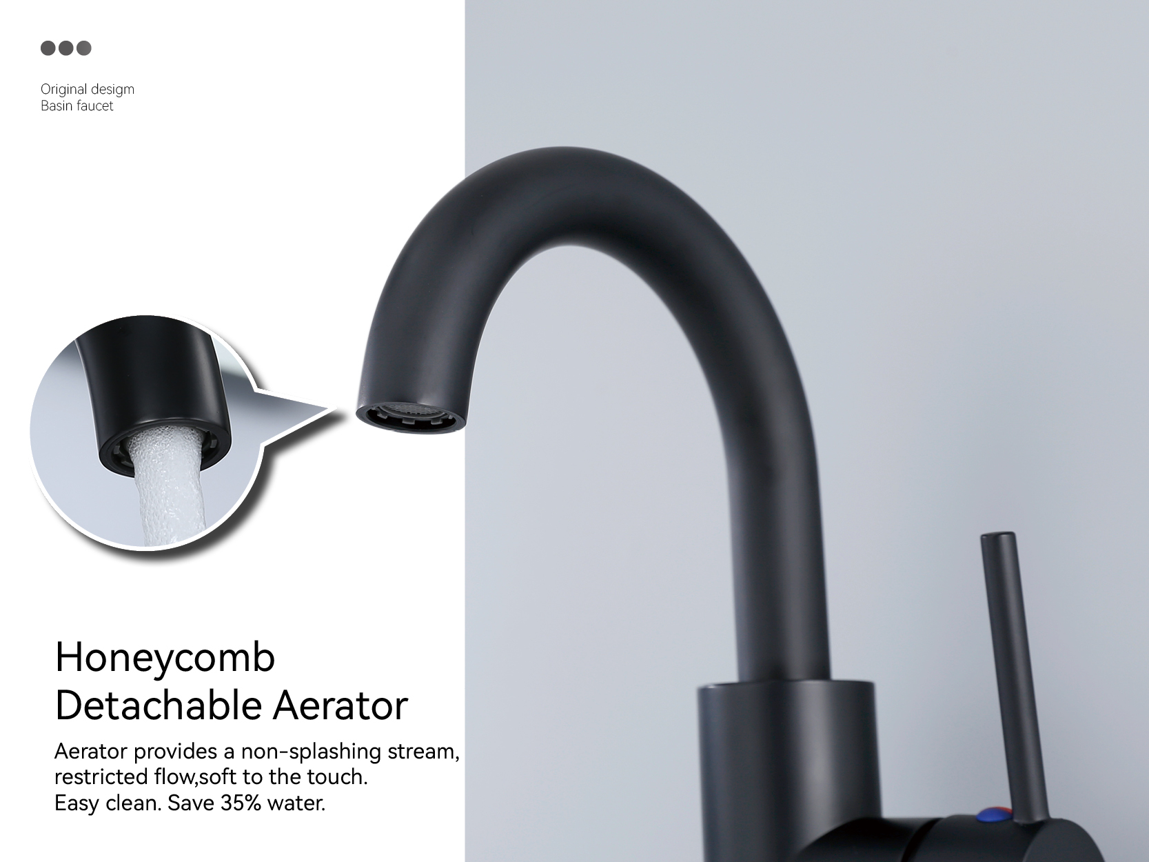 einzelner Badezimmerhahn