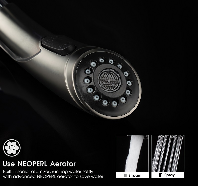 bestes herunterziehbares Spr&uuml;hger&auml;t f&uuml;r K&uuml;chenarmaturen